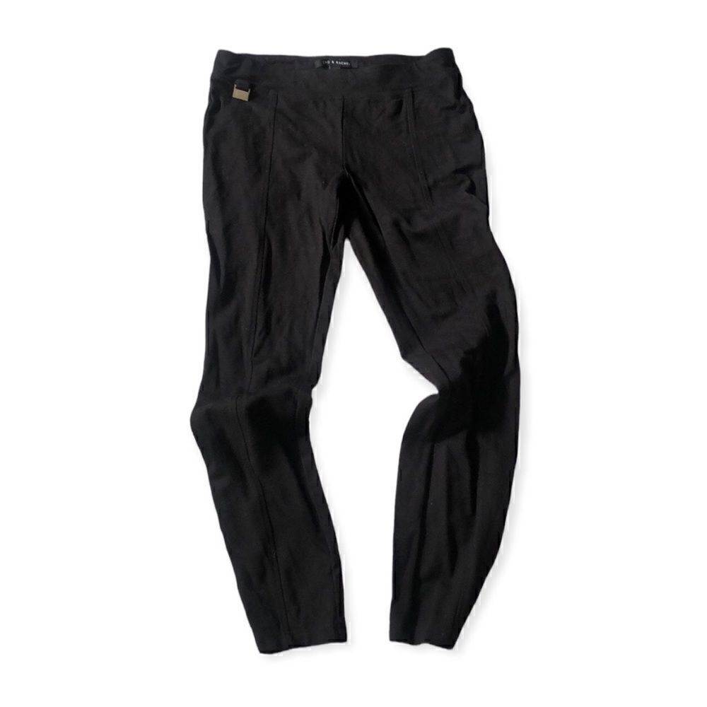 Black slim trousers   